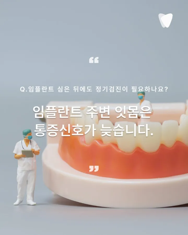 이미지 카드 · 운정 뿌리사랑치과 임플란트 철학 — 심는 날이 시작인 이유