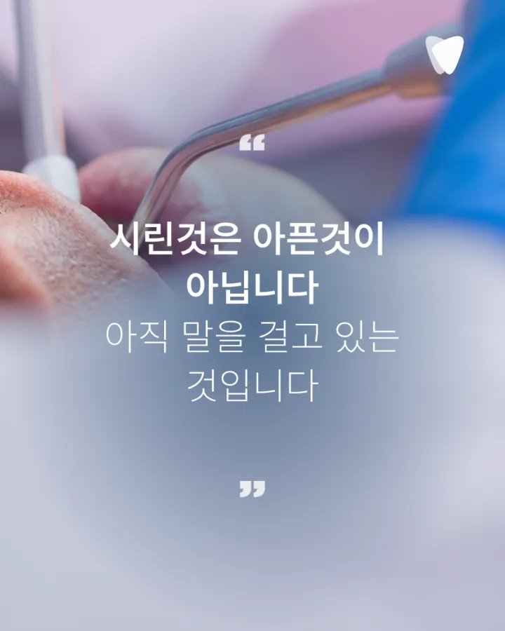 이미지 카드 · 뜨거운 음식에 시린 치아, 자극이 사라진 뒤에도 남는 불편함을 살피는 이유
