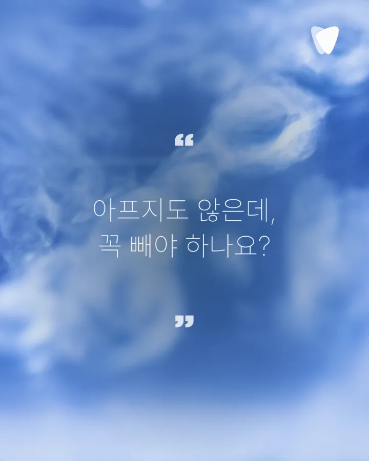 이미지 카드 · 사랑니 발치, 안 아프면 안 빼도 될까요? 판단 기준 정리