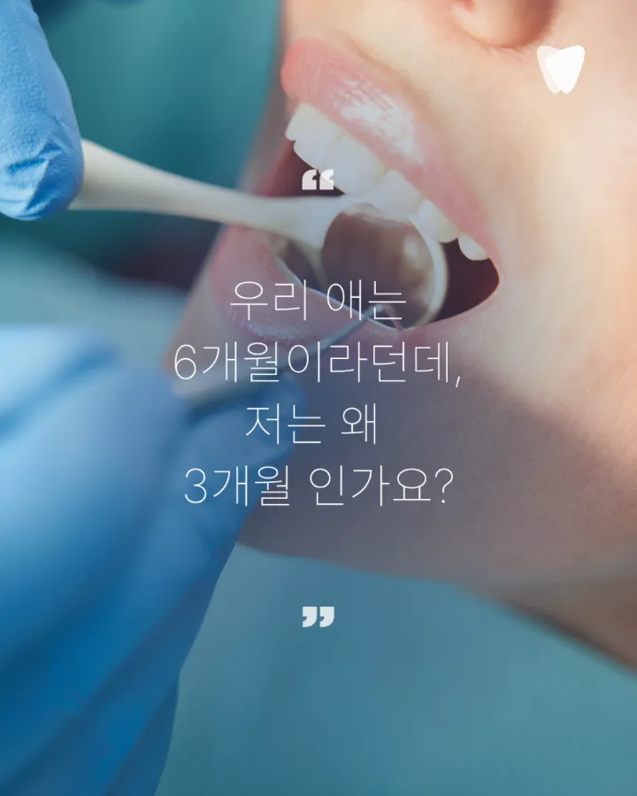이미지 카드 · 3개월 검진과 6개월 검진은 어떤 차이가 있을까요?