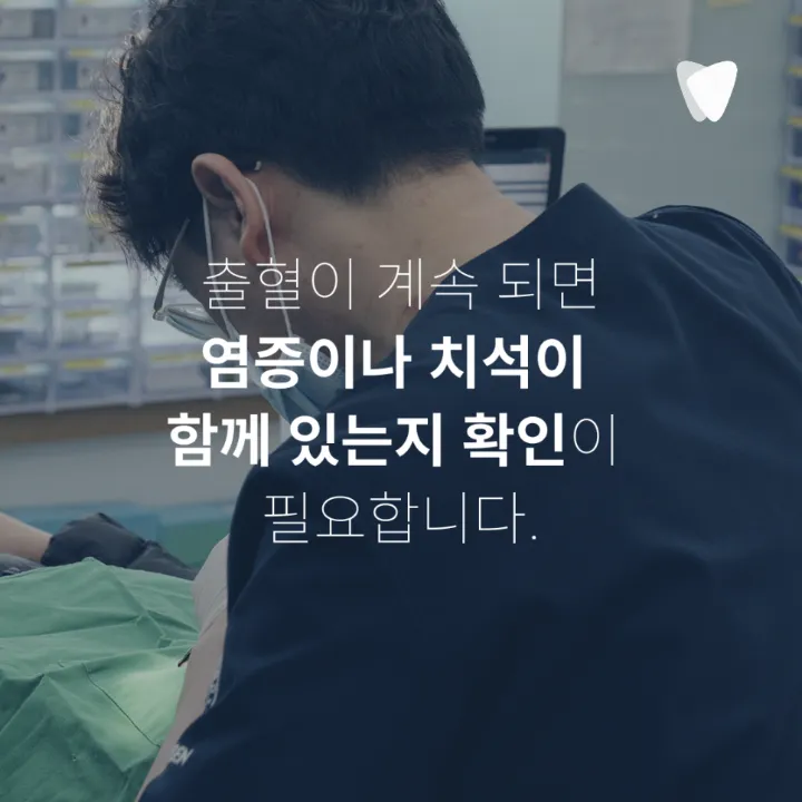 이미지 카드 · 양치할 때 잇몸에서 피가 나는 이유와 확인할 점